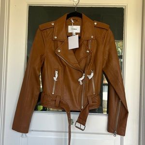 PISTOLA FAUX LEATHER JACKET